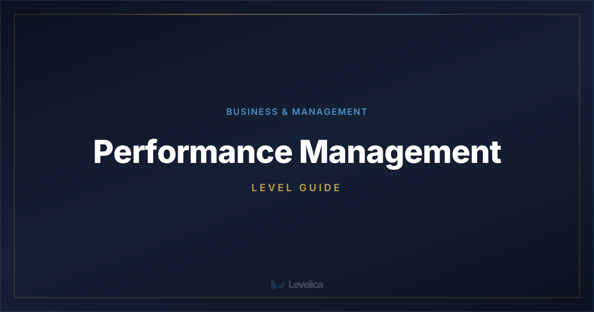 Performance Management Level Guide | Levelica